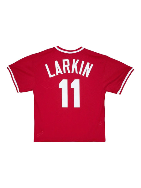  Mitchell & Ness Mlb Reds 1990 Barry Larkin T-shirt 