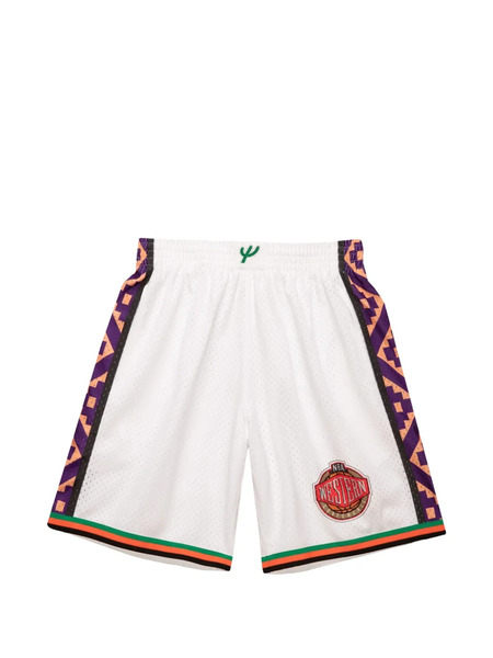  Mitchell & Ness Nba 1995 All-star Game Rhinestone Swingman Shorts - White 