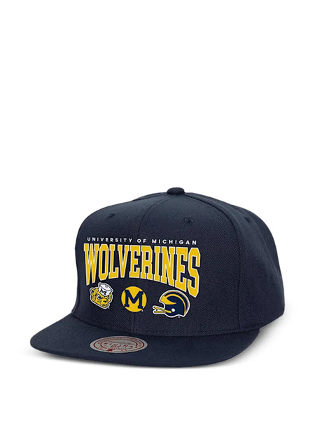  Mitchell & Ness Ncaa Champ Stack Baseball Cap - Blue 