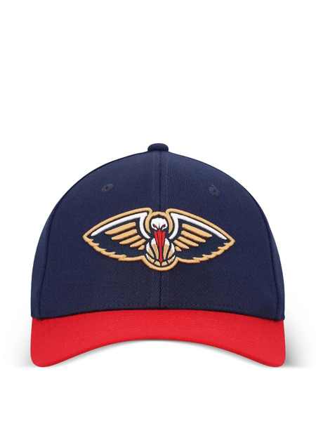  Mitchell & Ness New Orleans Pelicans Two Tone Stretch Snapback Cap - Blue 