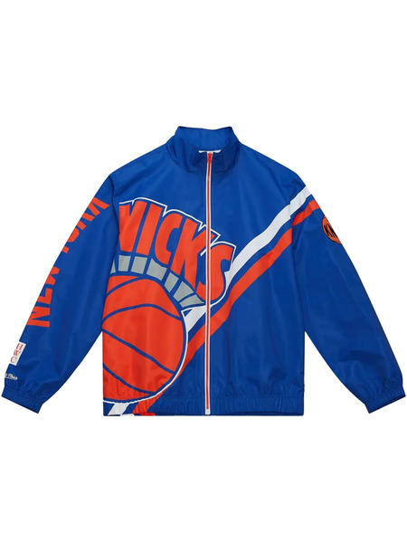 Mitchell & Ness New York Knicks Warm-up Jacket - Blue 