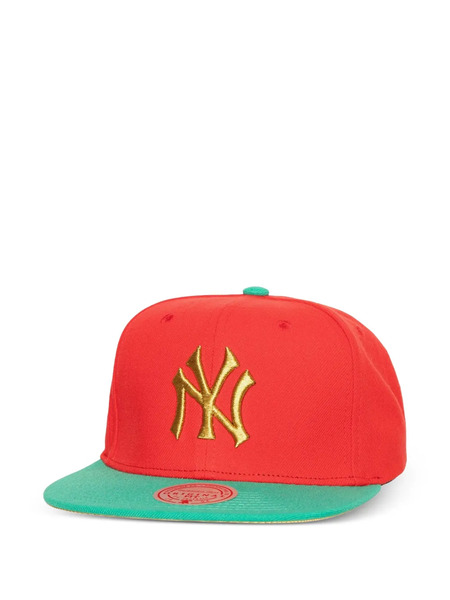  Mitchell & Ness New York Yankees Cooperstown Mistletoe Embroidered Baseball Cap 