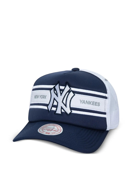  Mitchell & Ness New York Yankees Mlb Sideline Trucker Baseball Cap - Blue 