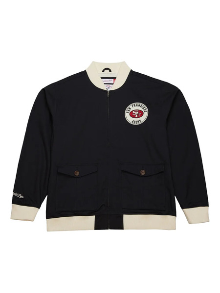  Mitchell & Ness Nfl Replay 49ers Jacket - Black 