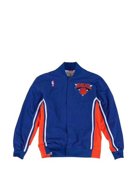  Mitchell & Ness X Nba 1992-93 New York Knicks Authentic Warm-up Jacket - Blue 