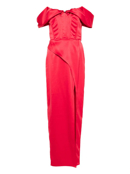  Mitiliane Couture Corset-style Maxi Dress - Red 