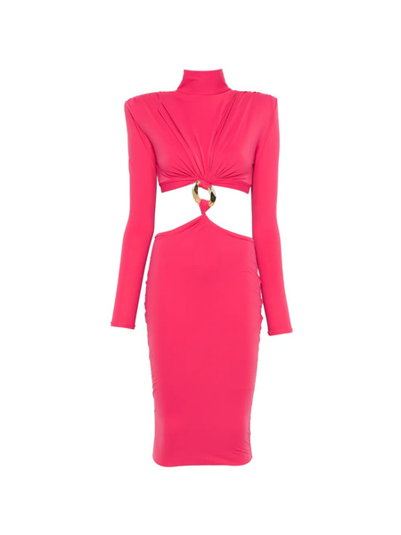  Mitiliane Couture Cut-out Chain-link Dress - Pink 