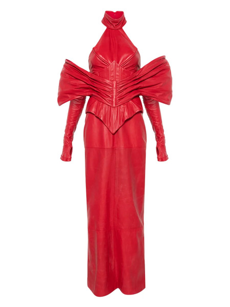  Mitiliane Couture Detachable-corset Maxi Dress - Red 