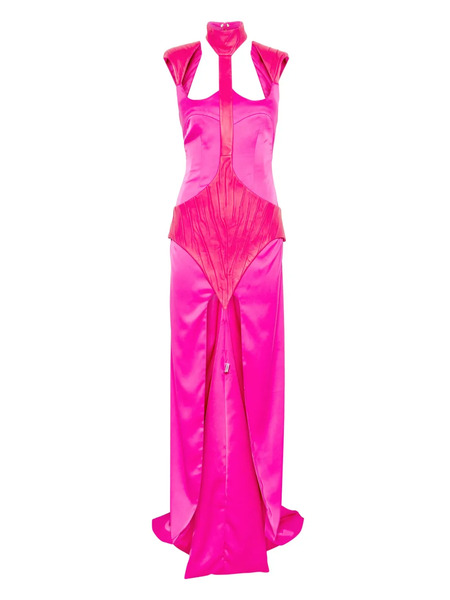  Mitiliane Couture Detachable-panel Maxi Dress - Pink 
