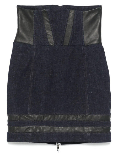  Mitiliane Couture High-waist Mini Skirt - Blue 