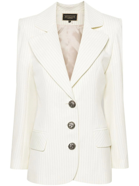  Mitiliane Couture Pinstriped Blazer - Neutrals 