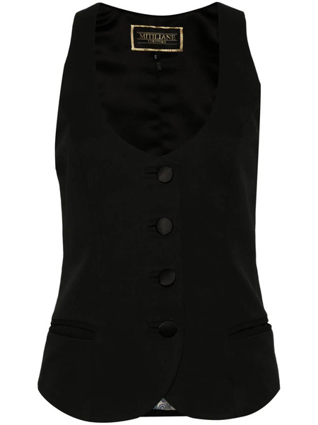  Mitiliane Couture Raven Waistcoat - Black 