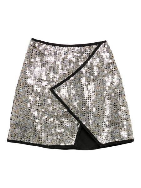  Mitiliane Couture Sequin-embellishment Skirt - Silver 