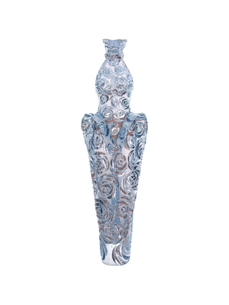  Mitiliane Couture Sequin-embroidered Floral Maxi Dress - White 