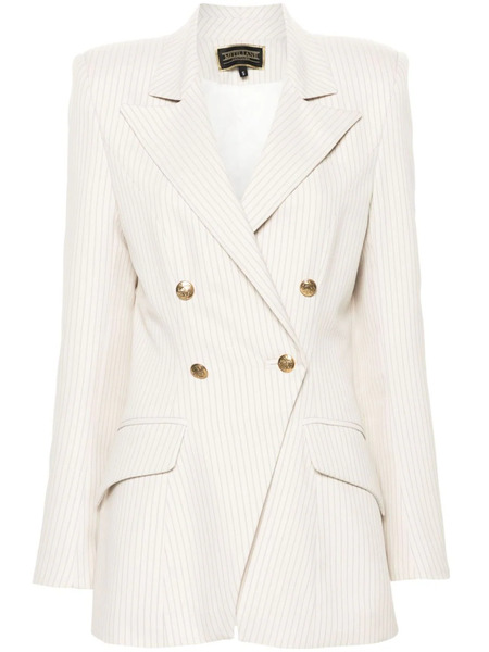  Mitiliane Couture Striped Blazer - Neutrals 