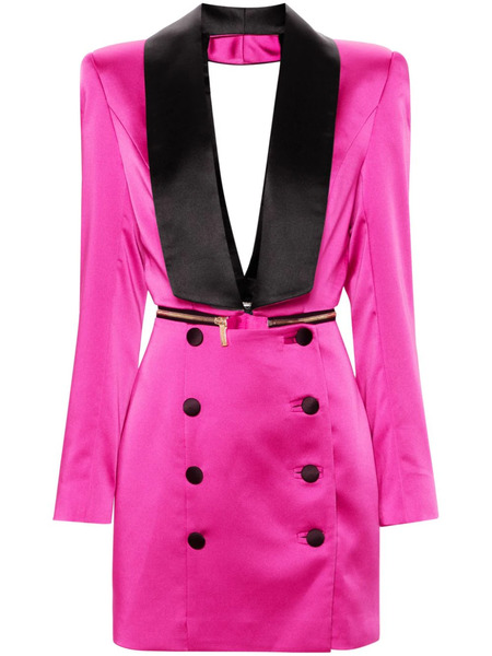  Mitiliane Couture Tuxedo Mini Dress - Pink 