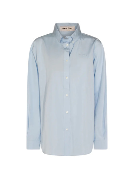  Miu Miu Buttoned Shirt - Blue 