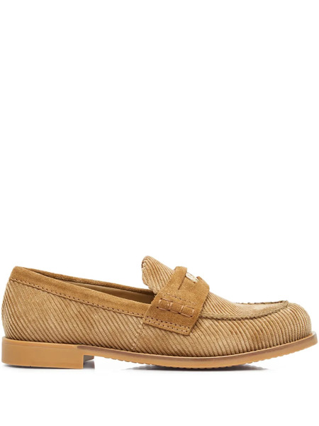  Miu Miu Corduroy Loafers - Neutrals 