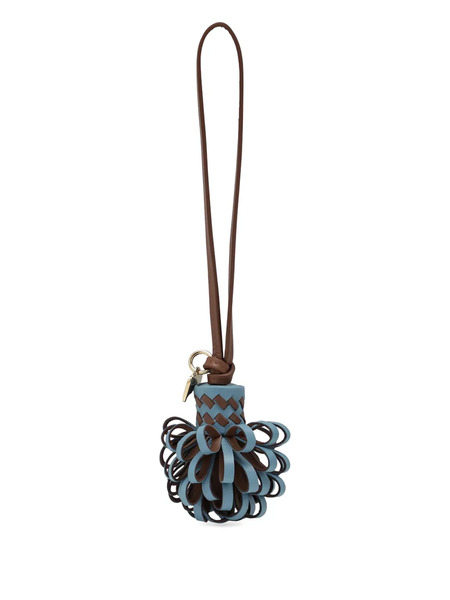  Miu Miu Engraved-logo Keyring - Blue 