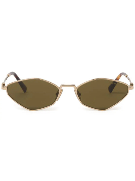  Miu Miu Eyewear Regard Sunglasses - Gold 
