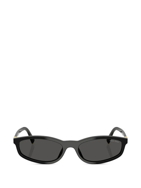  Miu Miu Eyewear Round-frame Sunglasses - Black 