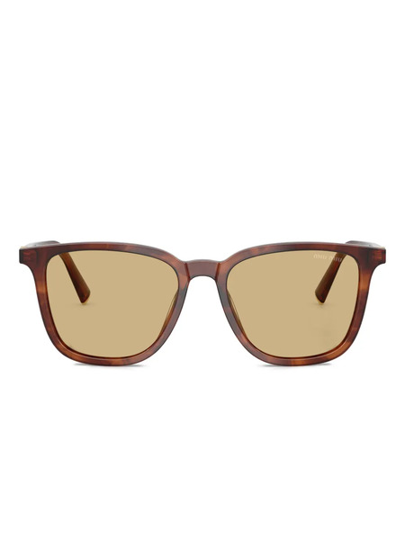  Miu Miu Eyewear Tortoiseshell-pattern Sunglasses - Brown 