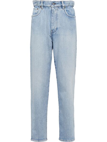  Miu Miu High-waisted Straight-leg Jeans - Blue 