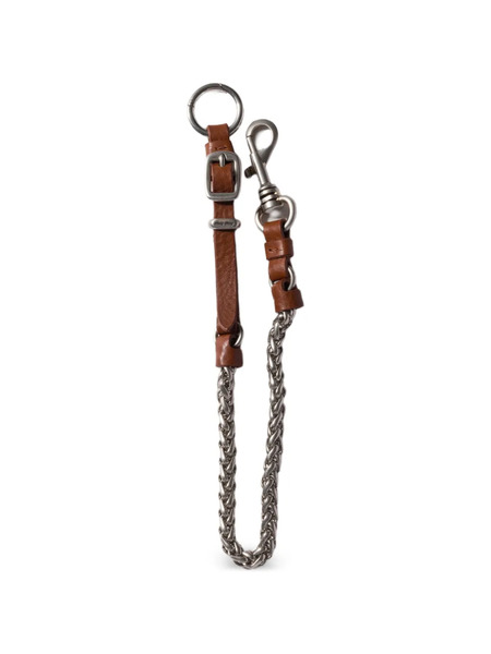  Miu Miu Logo-engraved Keyring - Silver 