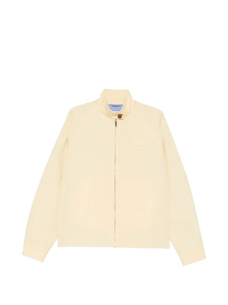  Miu Miu Logo-lettering Jacket - Yellow 