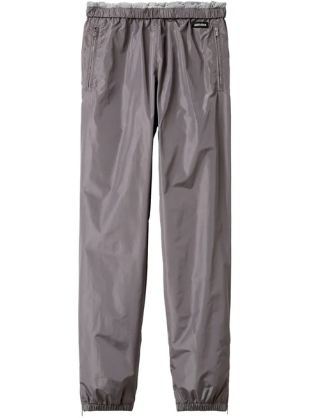  Miu Miu Logo-patch Track Pants - Grey 