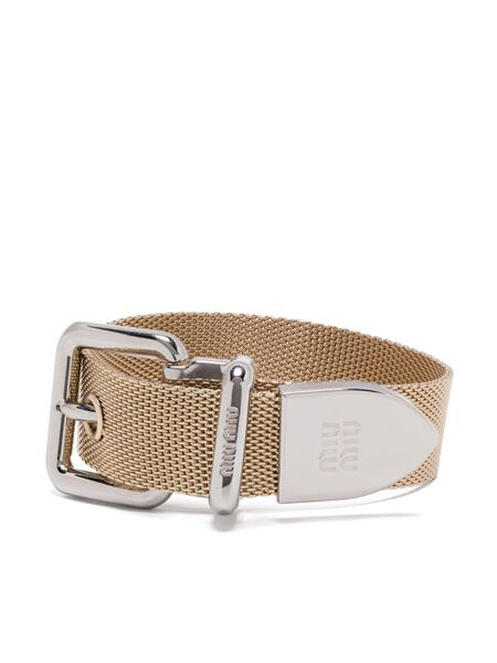  Miu Miu Metal Bracelet - Gold 