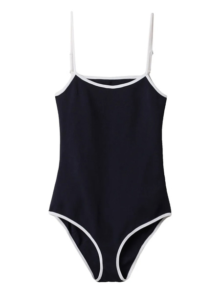  Miu Miu Open-back Swimsuit - Blue 