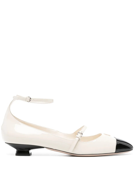  Miu Miu Patent-leather Pumps - Neutrals 