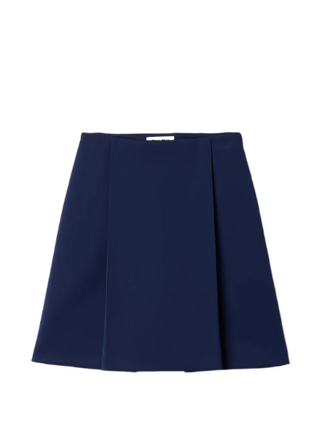  Miu Miu Pleated Mini Skirt - Blue 