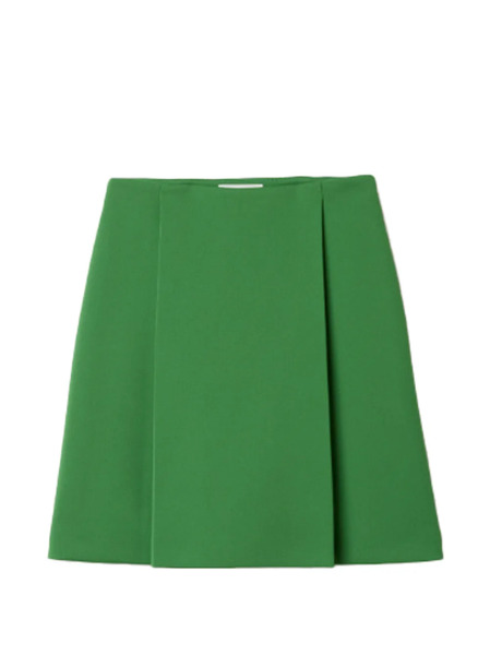  Miu Miu Pleated Mini Skirt - Green 