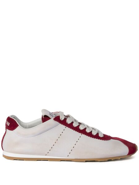  Miu Miu Plume Sneakers - White 