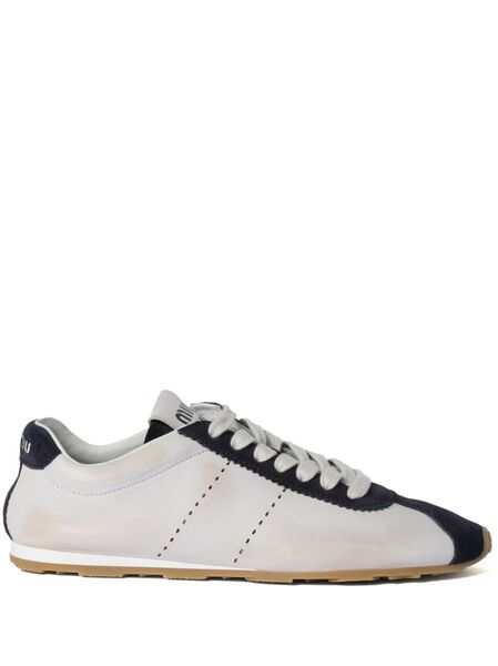  Miu Miu Plume Sneakers - White 
