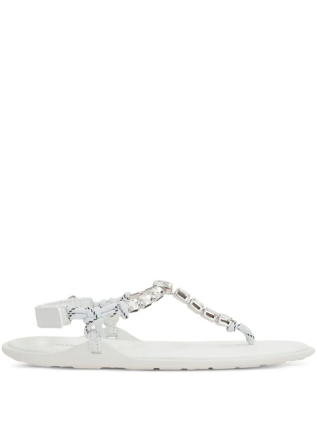  Miu Miu Riviere Sandals - Neutrals 