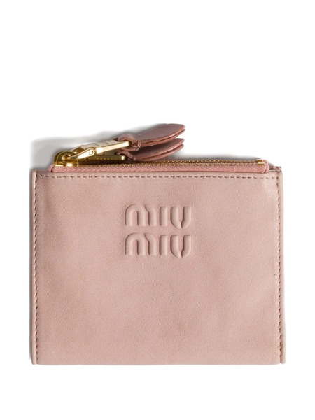  Miu Miu Small Nappa Leather Wallet - Pink 