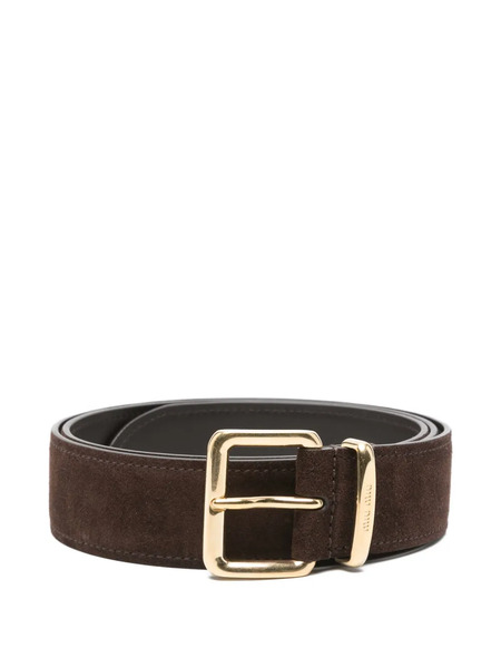  Miu Miu Suede Belt - Brown 