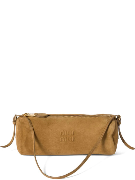 Miu Miu Suede Shoulder Bag - Green 