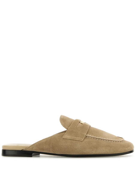  Miu Miu Suede Slippers - Neutrals 