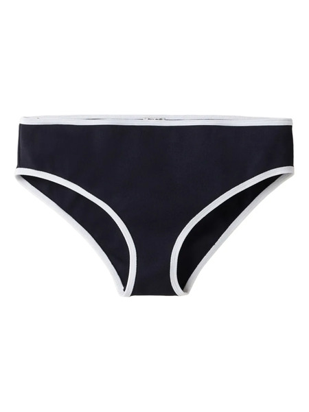  Miu Miu Technical-knit Bikini Bottom - Blue 