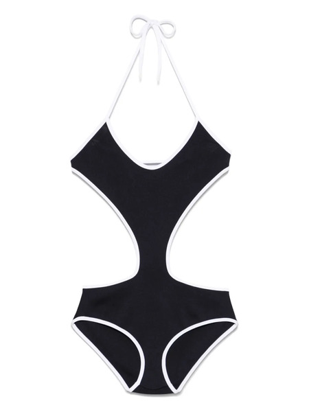  Miu Miu Technical Knit Swimsuit - Blue 