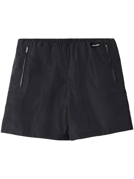  Miu Miu Wide-leg Bermuda Shorts - Blue 