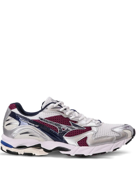  Mizuno Wave Rider 10 Panelled Sneakers - Grey 