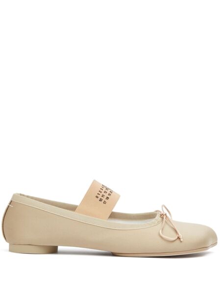  Mm6 Maison Margiela Anatomic Ballerinas - Neutrals 