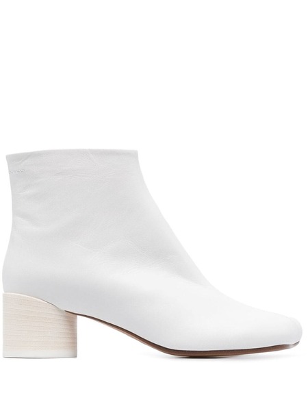  Mm6 Maison Margiela Anatomic 45mm Ankle Boots - White 