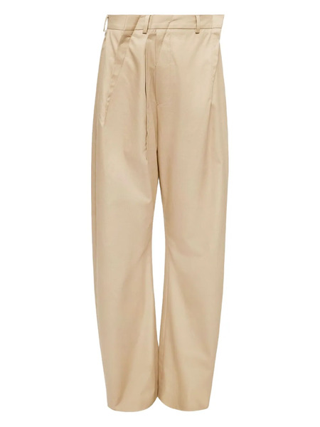  Mm6 Maison Margiela Asymmetric Trousers - Neutrals 
