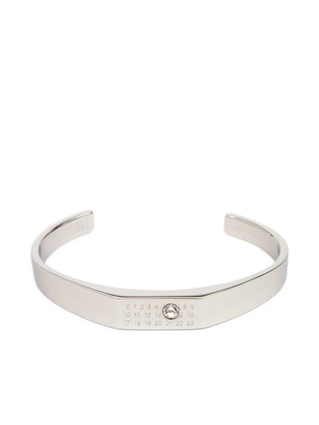  Mm6 Maison Margiela Chevalier Crystal Bracelet - Silver 